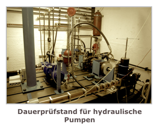 Dauerprüfstand für hydraulische Pumpen