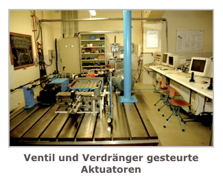 Ventil und Verdränger gesteurte Aktuatoren